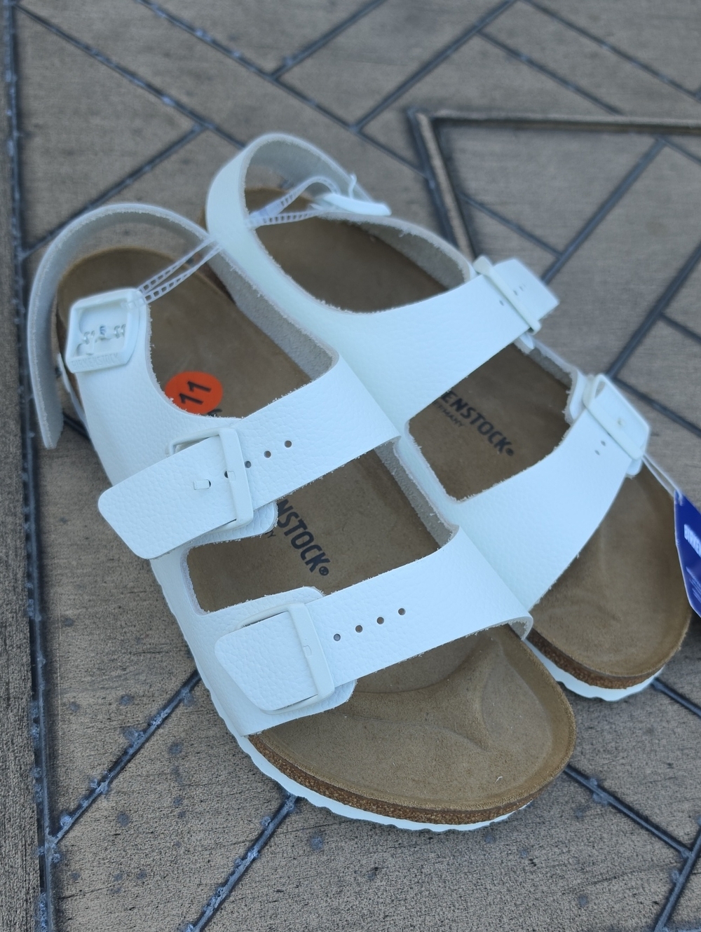 Birkenstock Milano Exquisite Leather Sandals Size 11